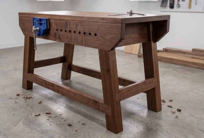 Custom Woodworking Workbench